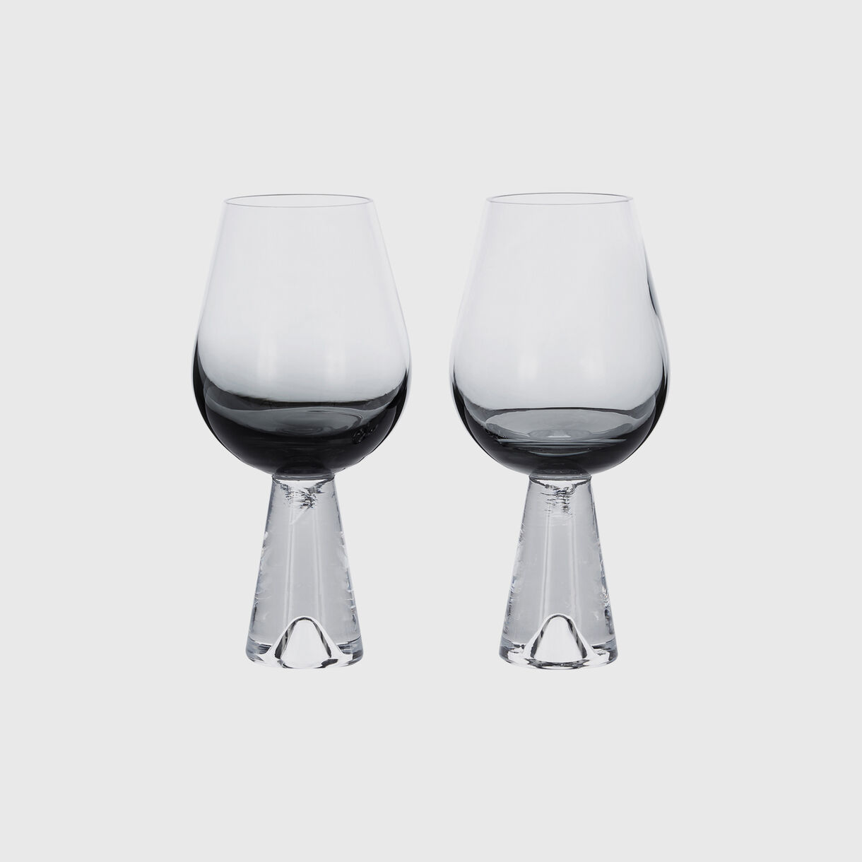 Tank Wine Glasses, Black