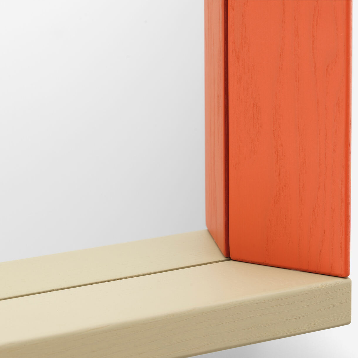 Colour Frame Mirror, Small, Blue/Orange