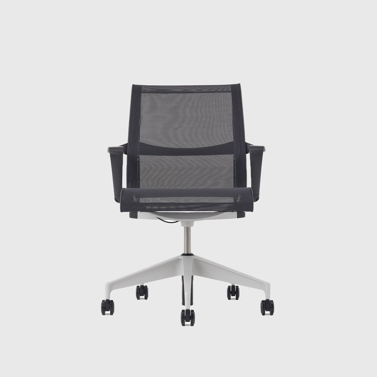 Setu Chair - Graphite Intercept, Graphite Frame, Silver Alloy Base