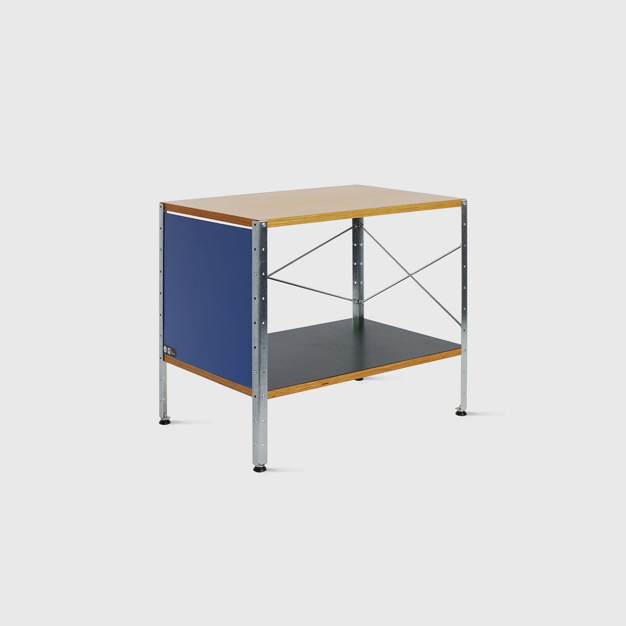 Eames Storage Unit, 1x1, Multicolour & Zinc