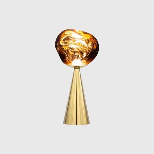 Melt Small Portable Lamp, Gold