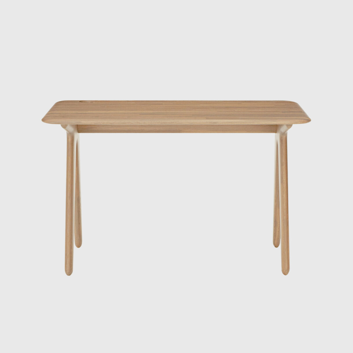 Slab Individual Desk, Natural Oak