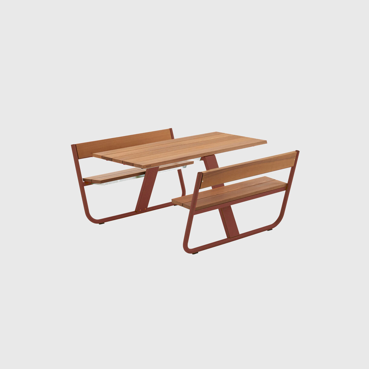 Manille Picnic Table, 4 People, Copper Brown