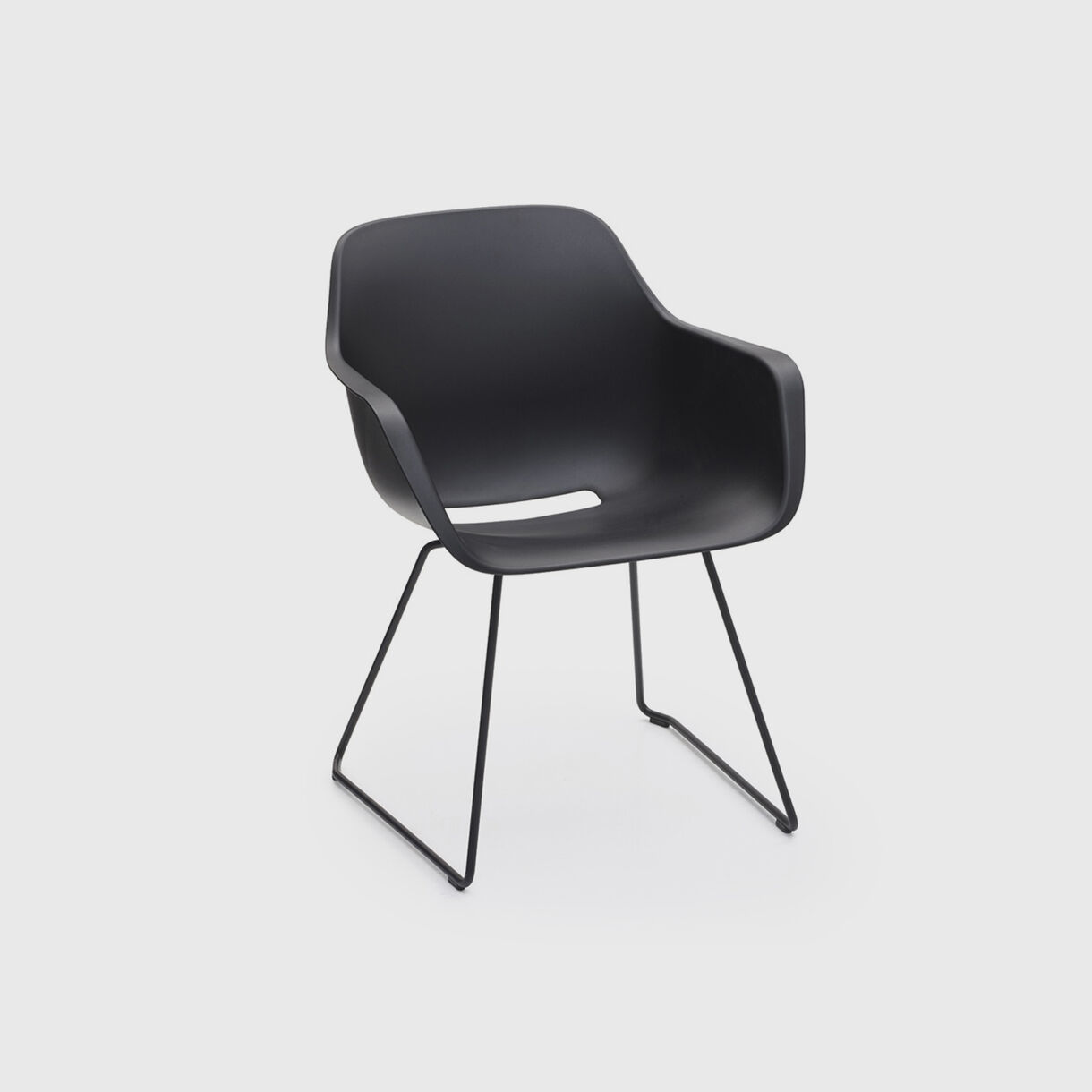 Captain's Sliding Chair, Black