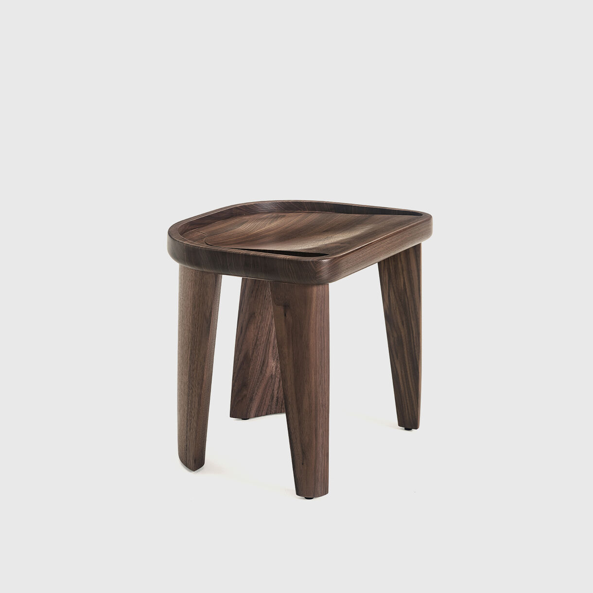 Cluster Stool, Walnut