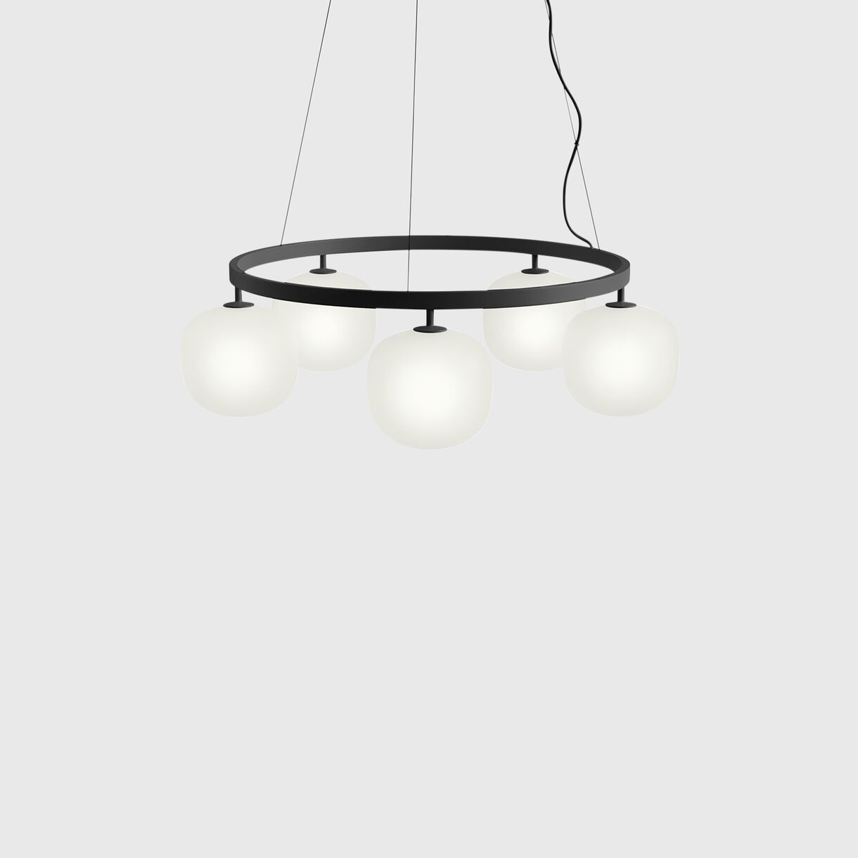 Rime Chandelier, Black