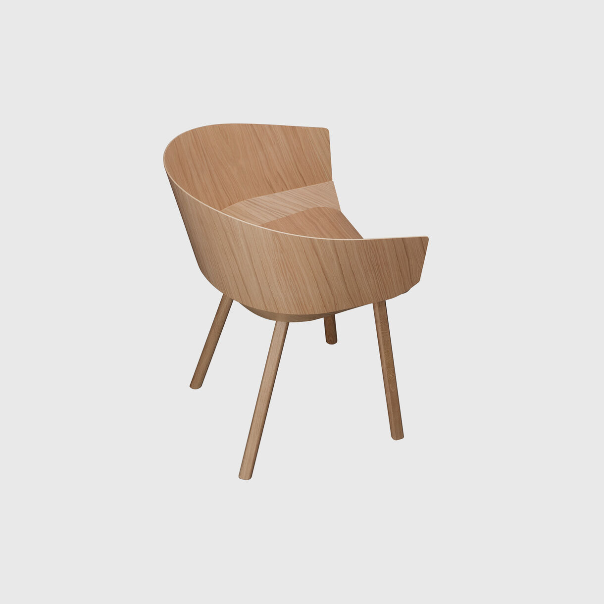 Houdini Armchair, Oak
