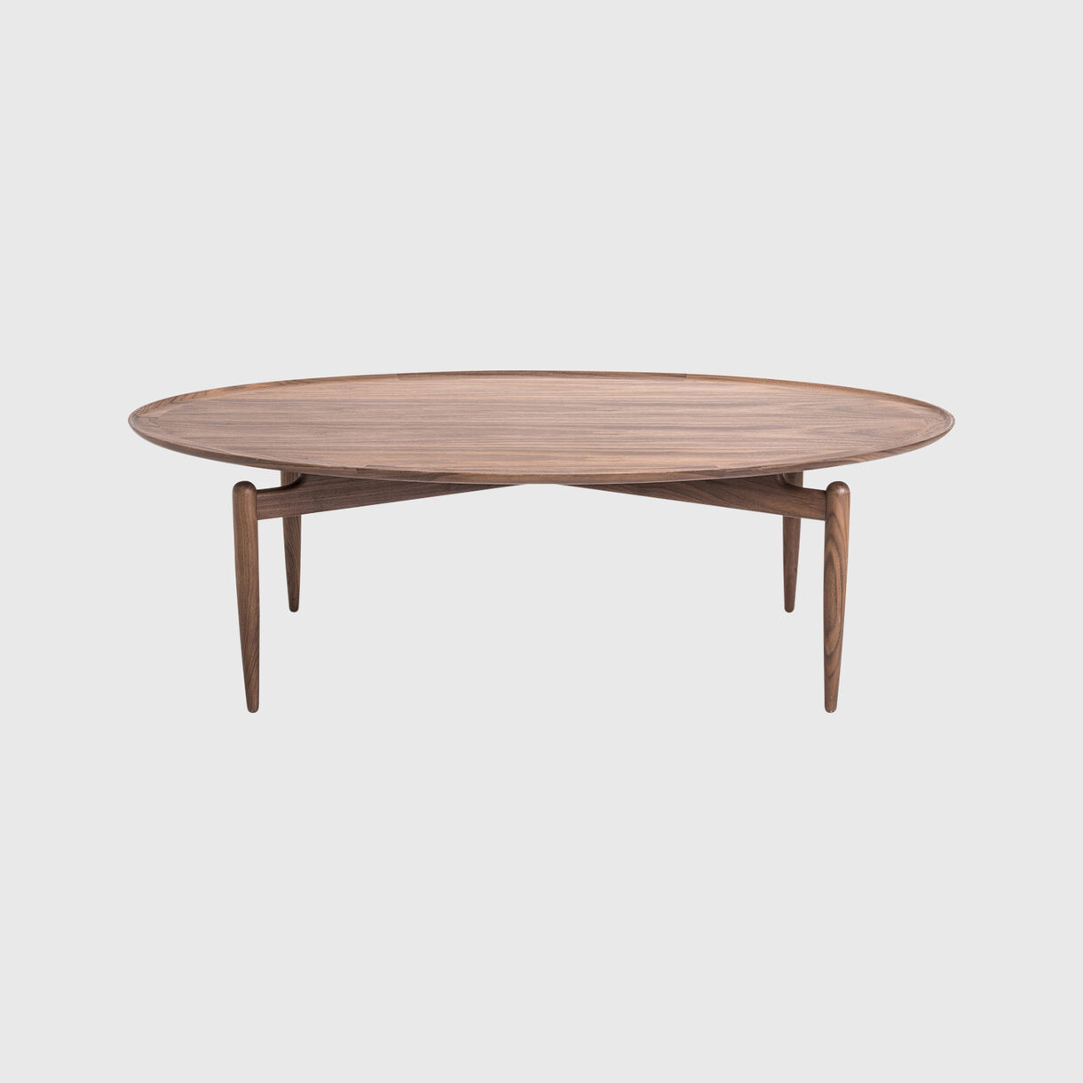 Slow Oval Coffee Table, Walnut