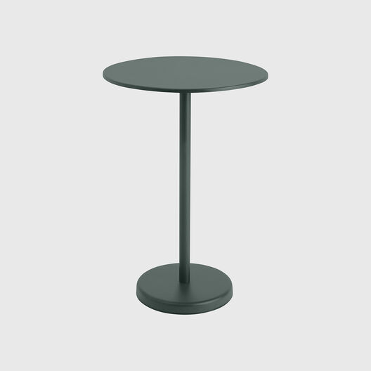 Linear Steel Round High Cafe Table