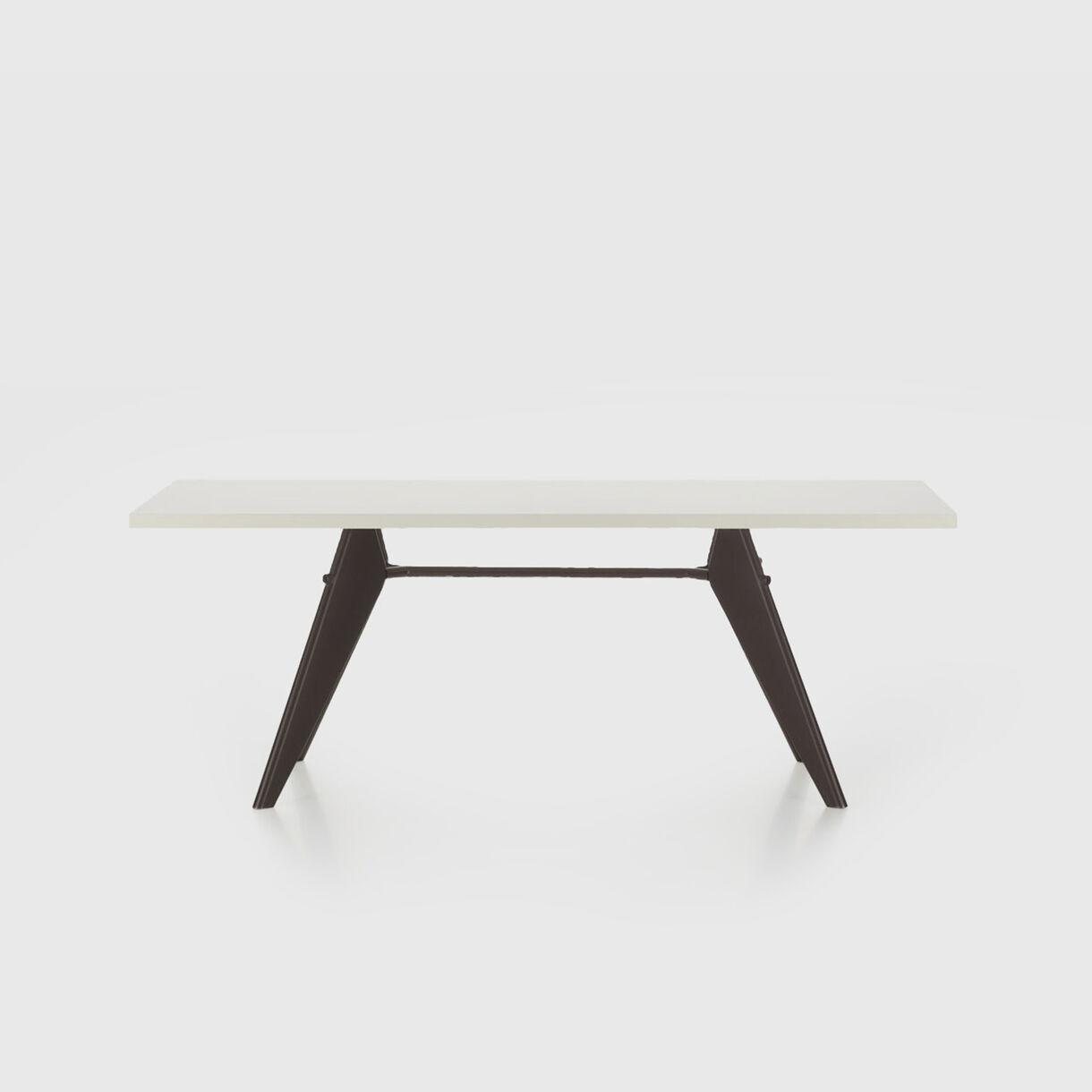 EM Table, HPL Ivory, Deep Black