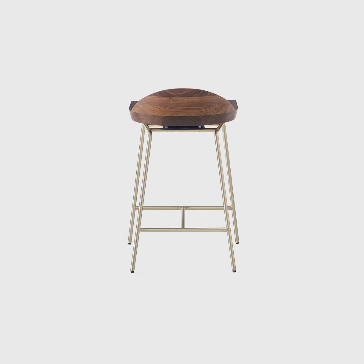 Spindle Low Back Counter Stool