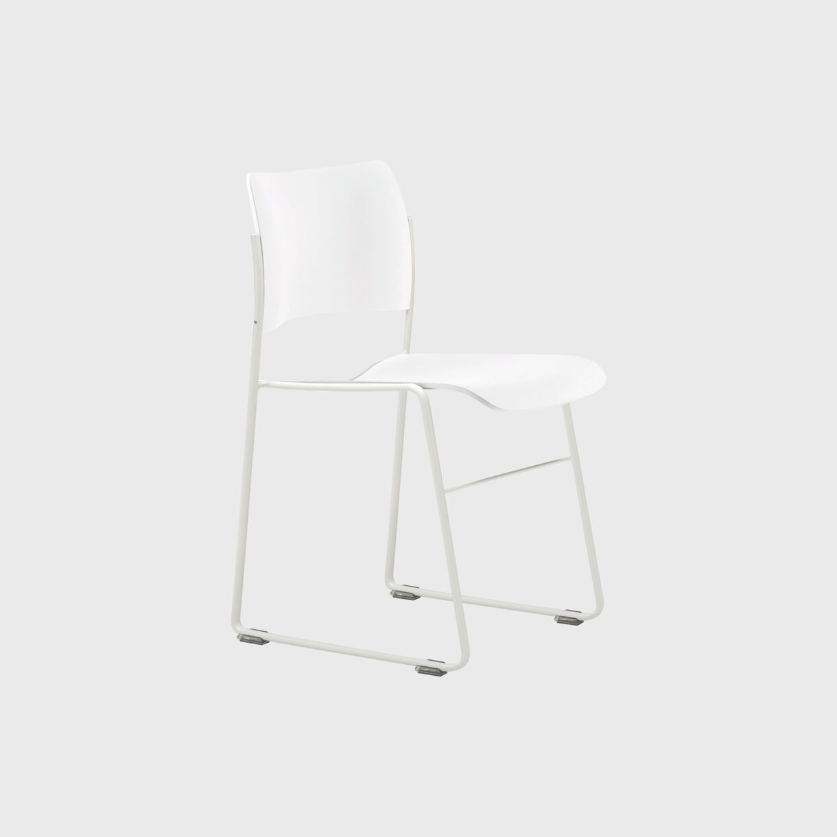 40/4 Side Chair, Coconut White