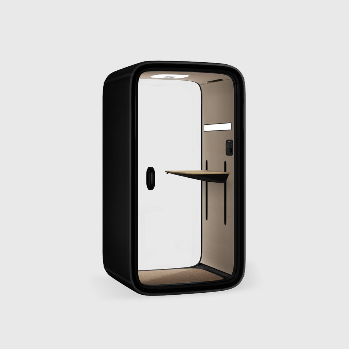 Framery One Work Pod, Black, Sand