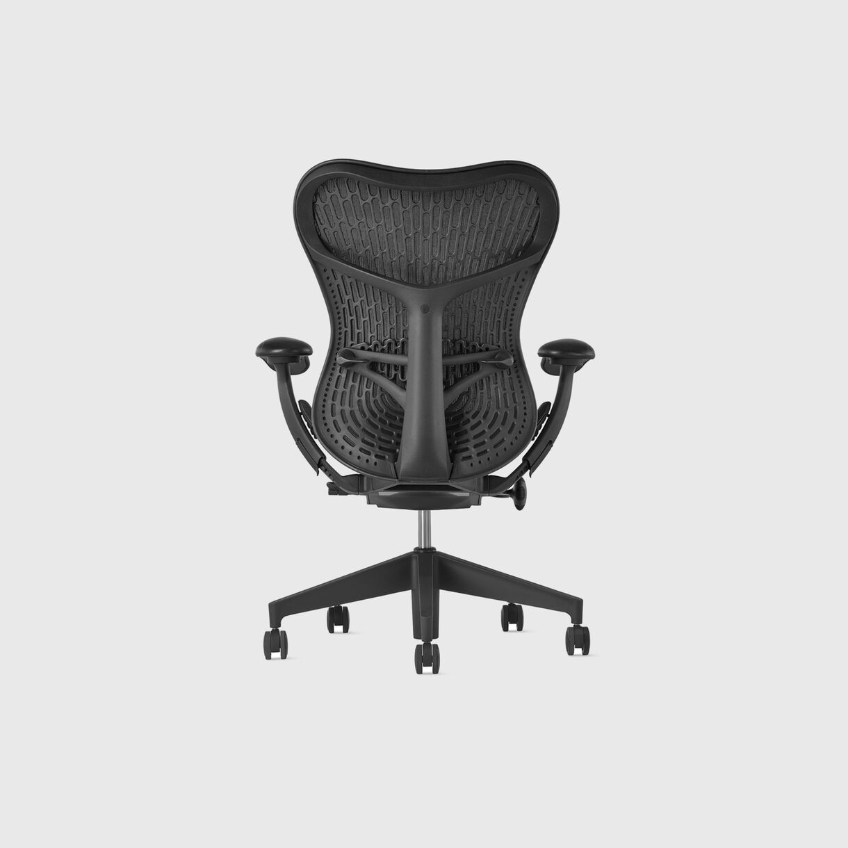 Mirra 2 Work Chair - Butterfly Suspension Graphite, Graphite Base & Frame - Adjustable Arms