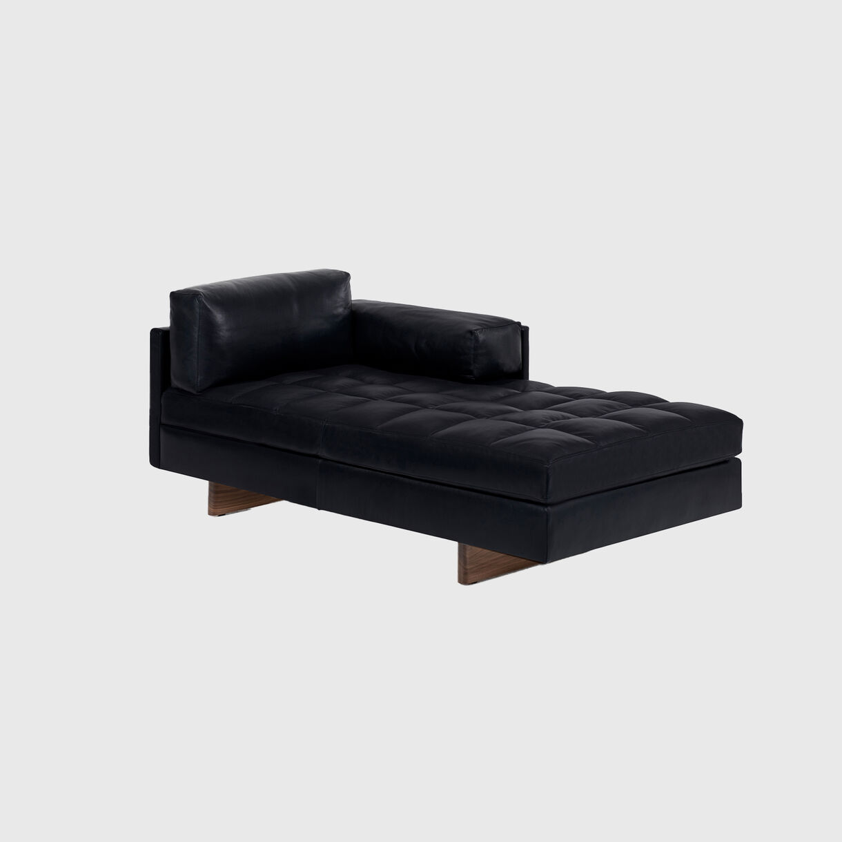 Asymmetric Chaise Lounge, Leather