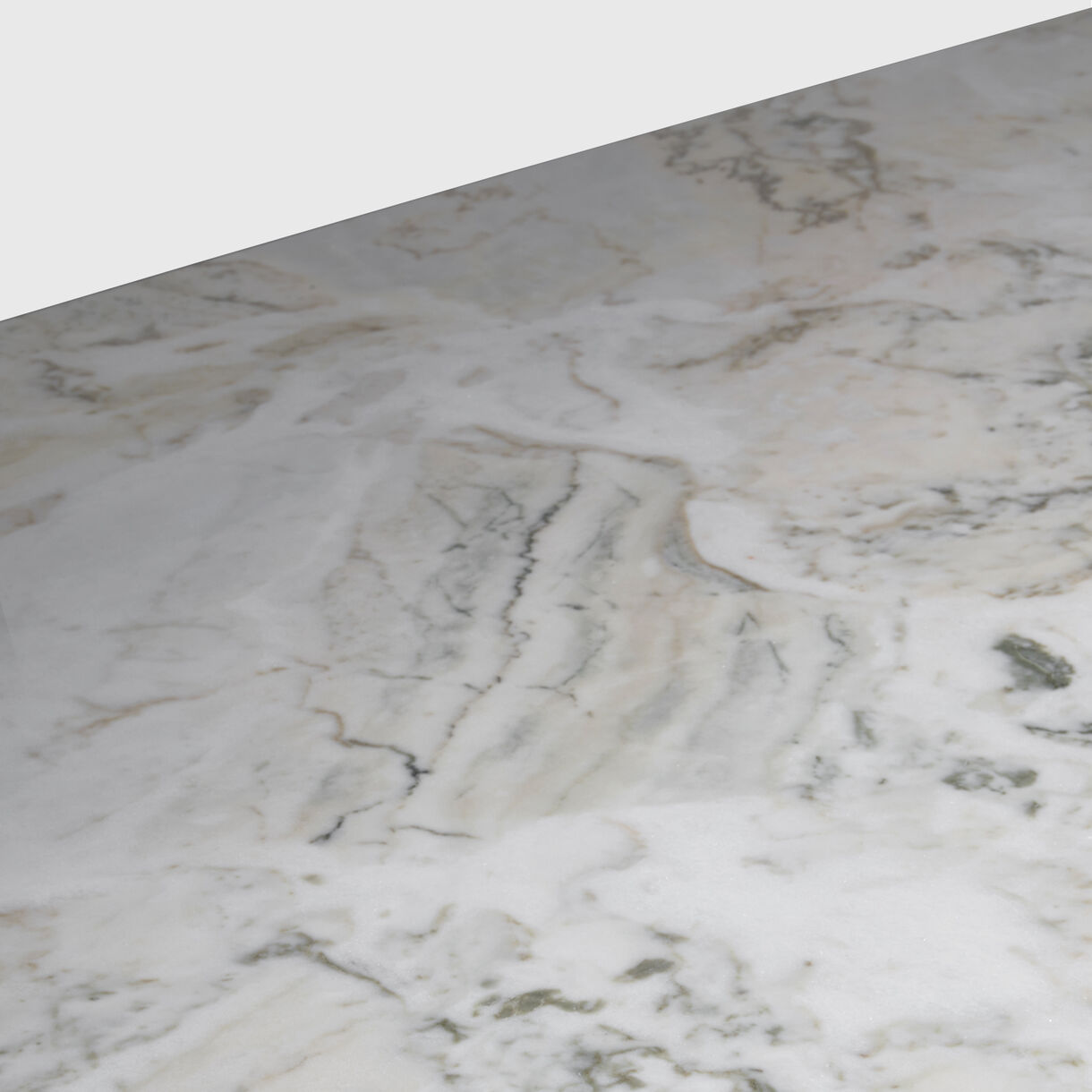 Lamina Dining Table, White Marble
