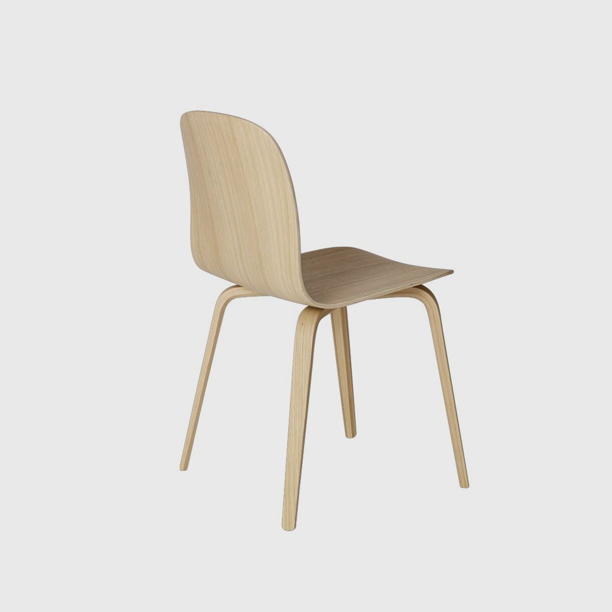 Visu Chair Wood Base, Oak
