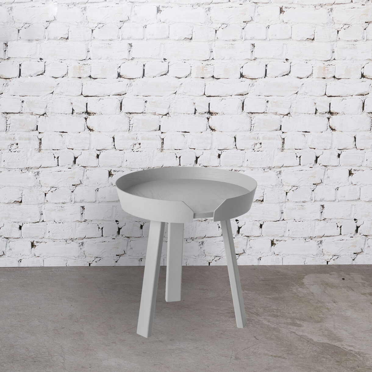 Muuto Around Side table Small, Grey, Exit Store