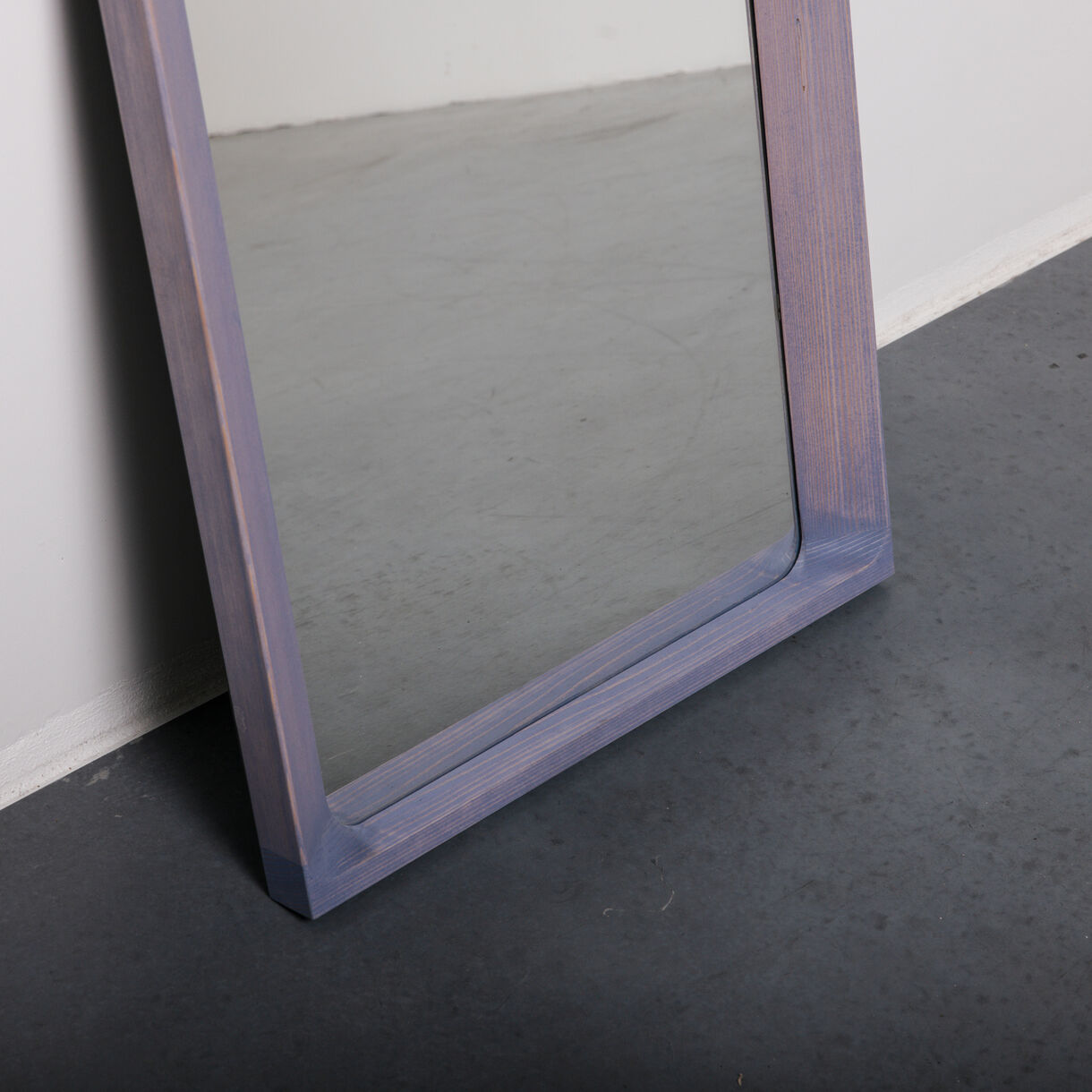 Arced Mirror, Small, Light Lilac