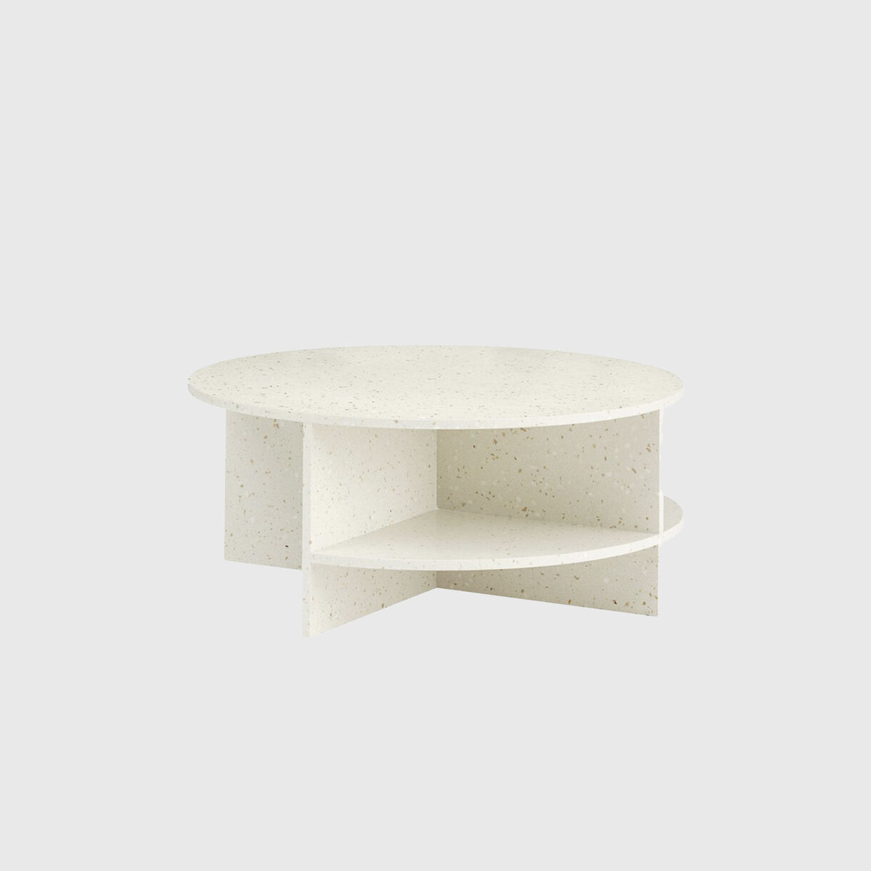 Halves Coffee Table, Off-White