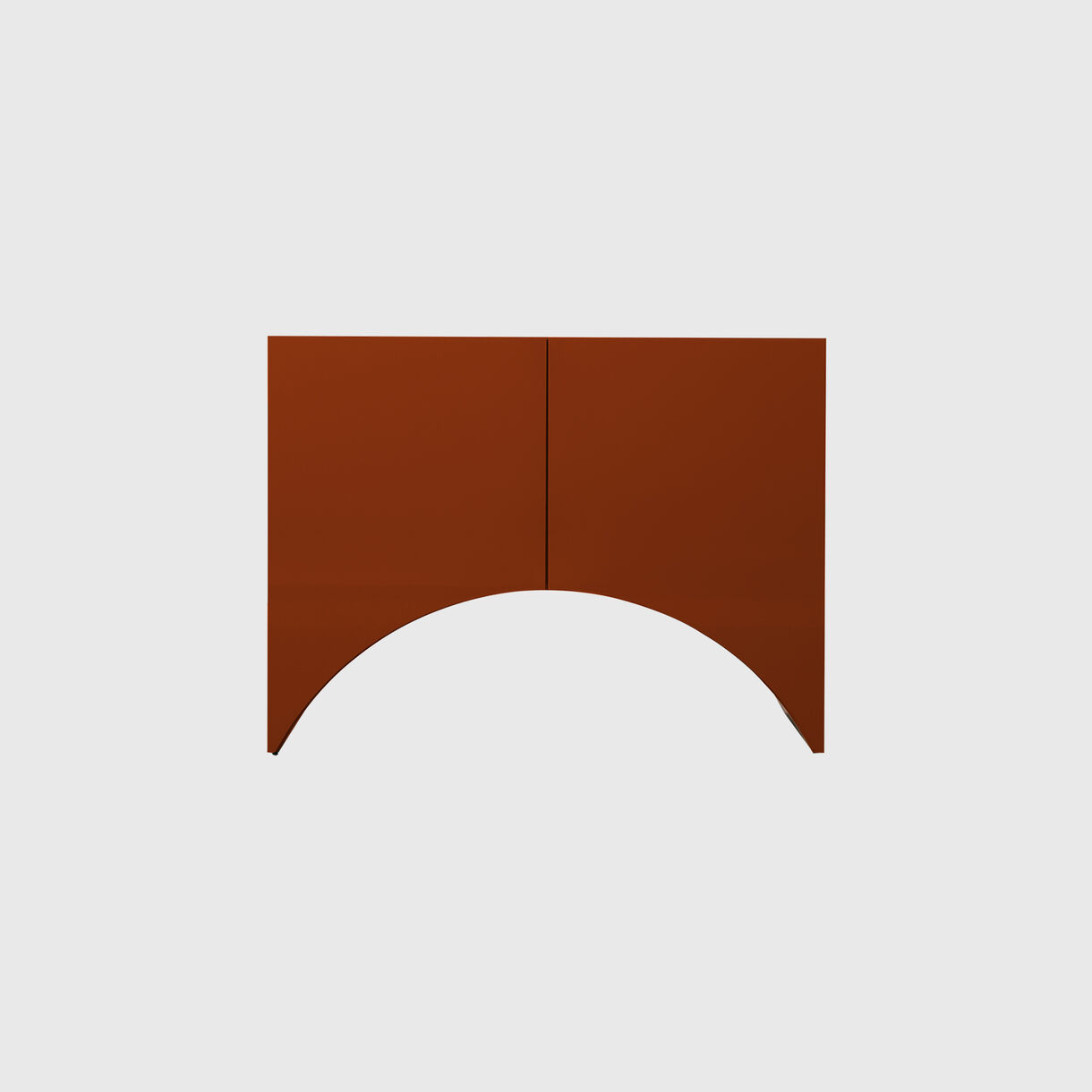 Bridges Cabinets, Small, Red, Arch