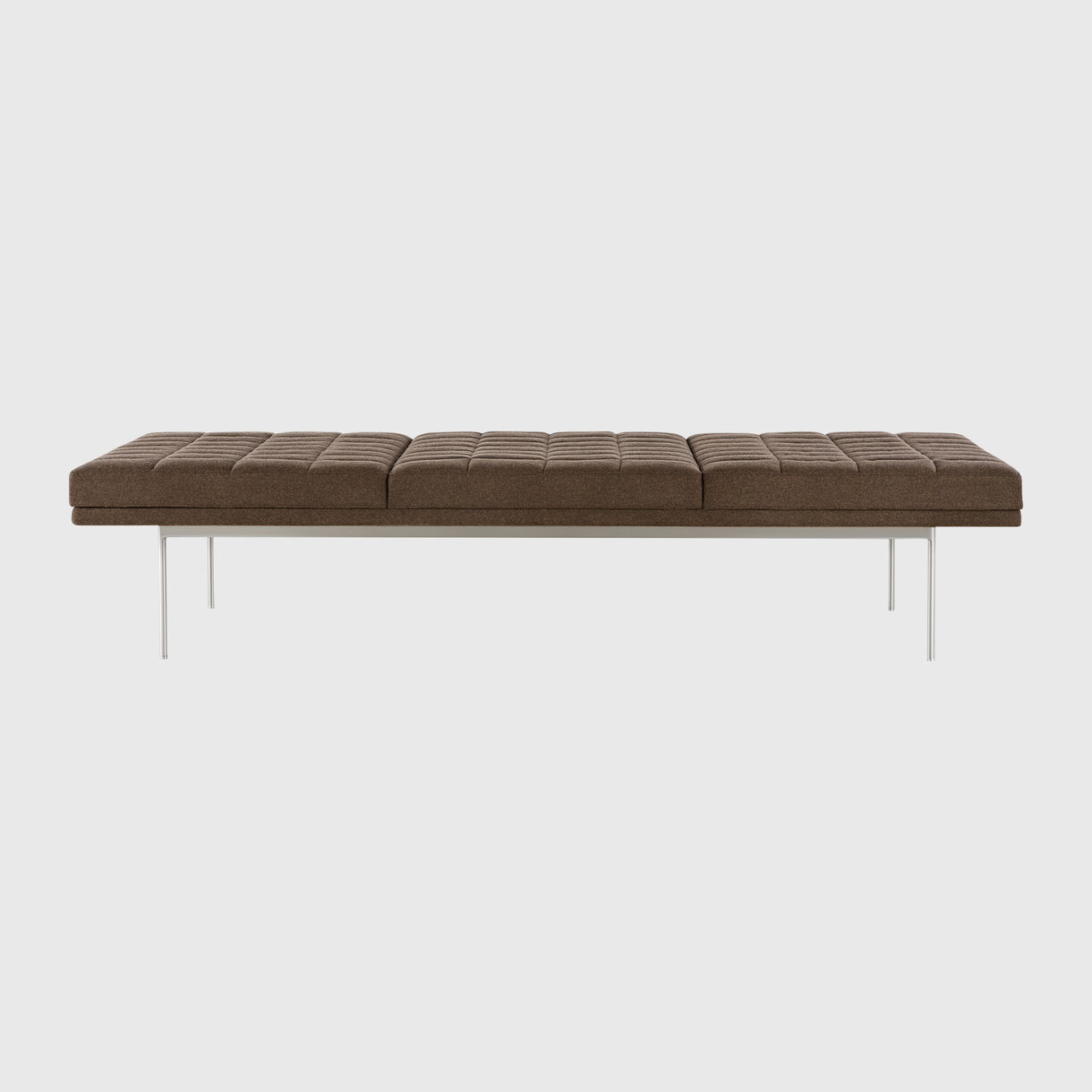 Tuxedo Component Lounge Bench, 3 Cushion, Brown