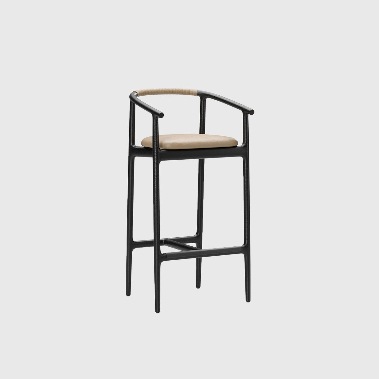 Charlie Stool, Black Oak
