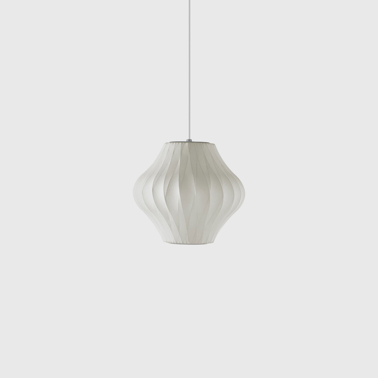 Nelson Pear Crisscross Bubble Pendant, Small