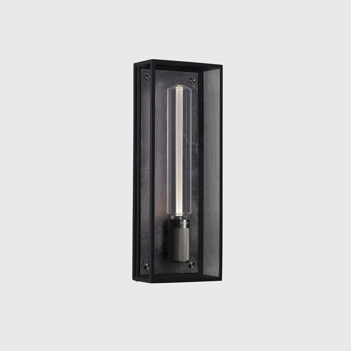 Caged Wet Wall Lamp, Brass