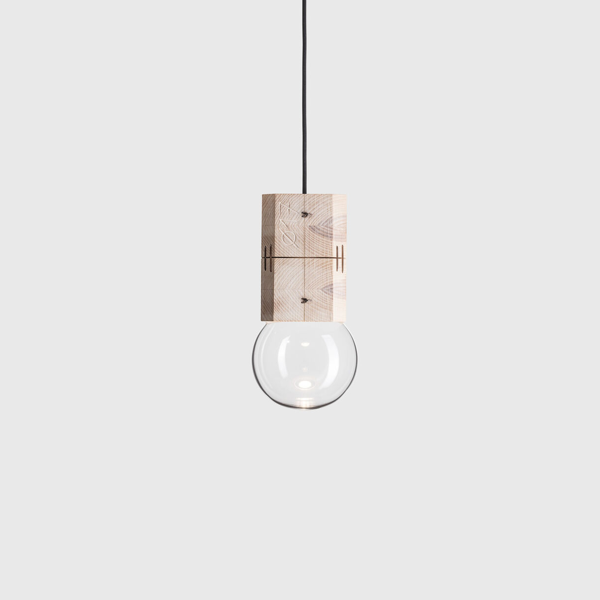 Moulds Pendant Lamp, Small, Clear