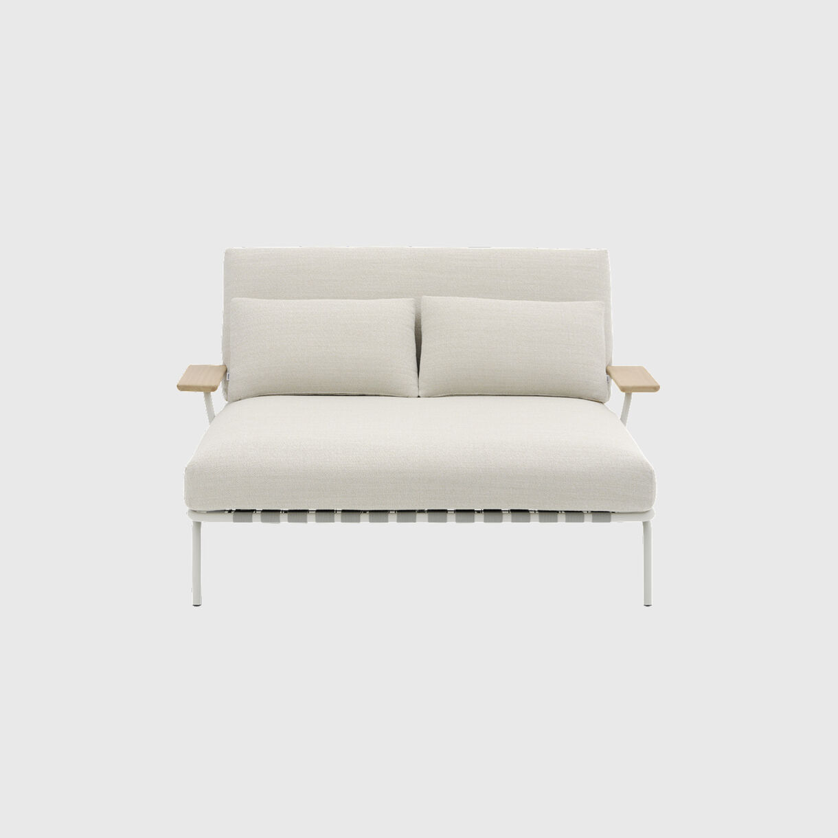 Settle Lounge Bed, Laze 1, Grey