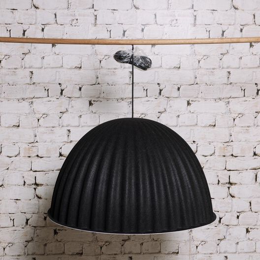 Under The Bell Pendant Light, Large, Black