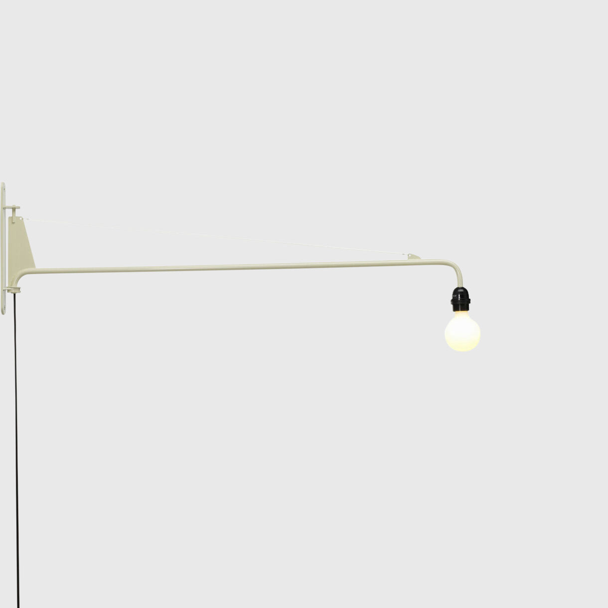 Petit Potence Wall Lamp, Ecru