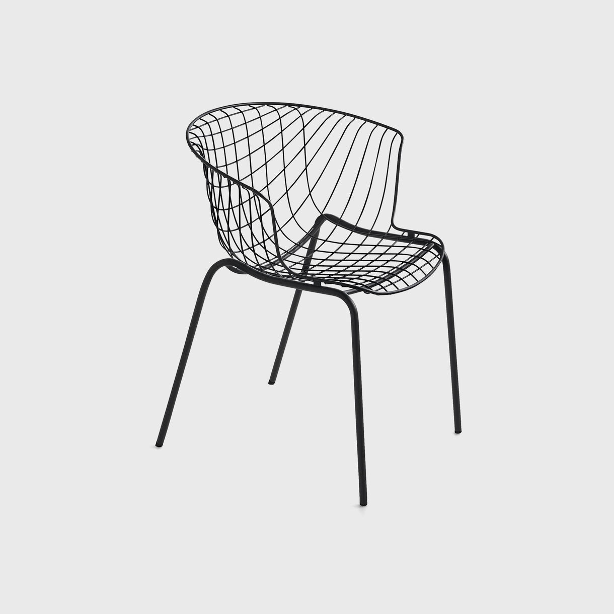 Ayabi Chair, Black, Quarter