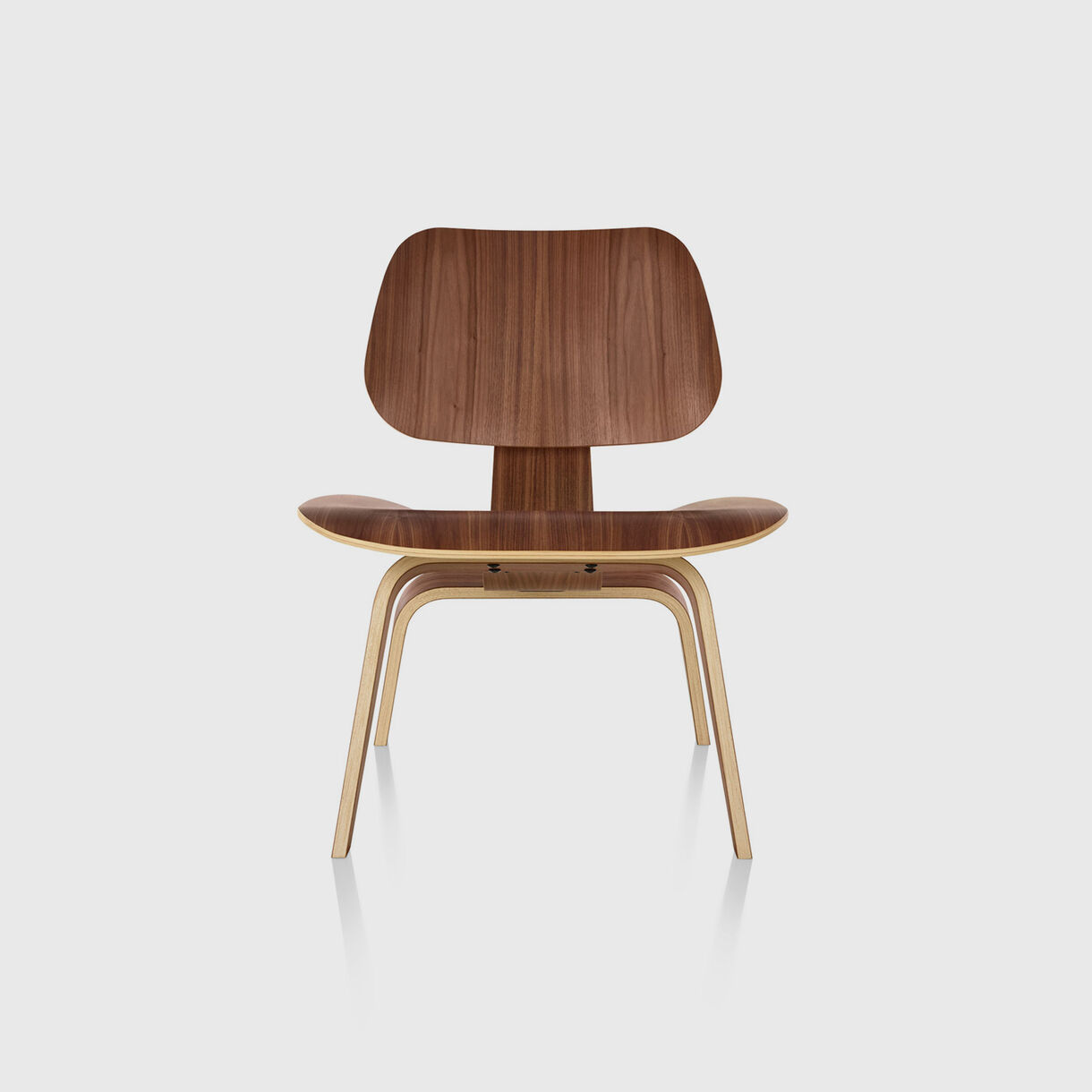 Eames Moulded Plywood Lounge Chair, Wood Base, Santos Palisander