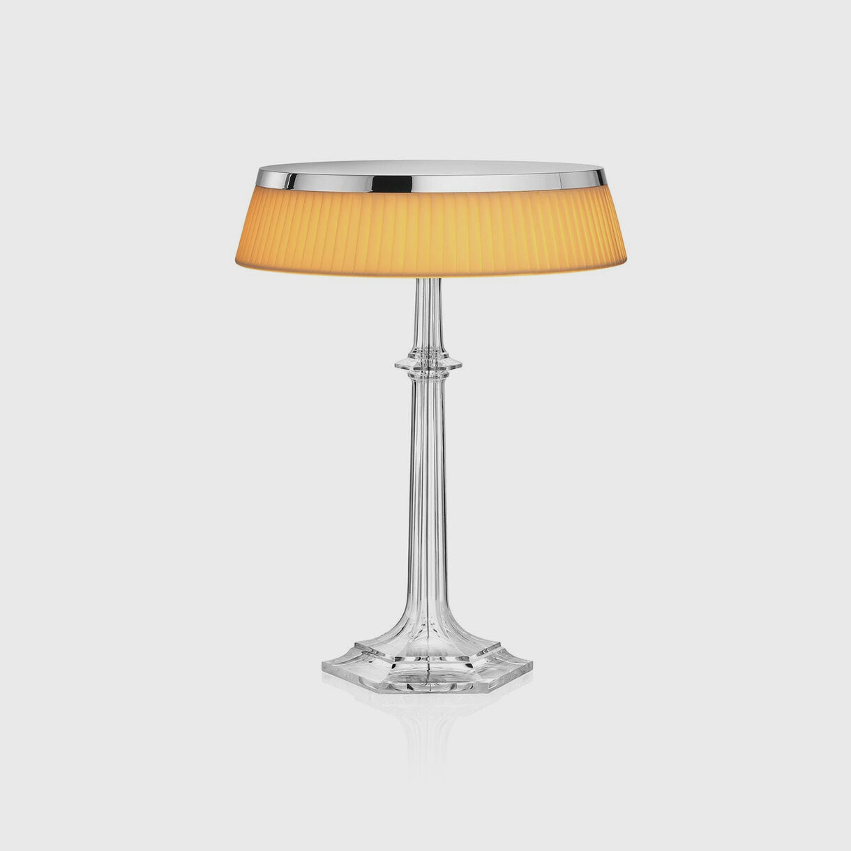 Bon Jour Table Lamp, Chrome