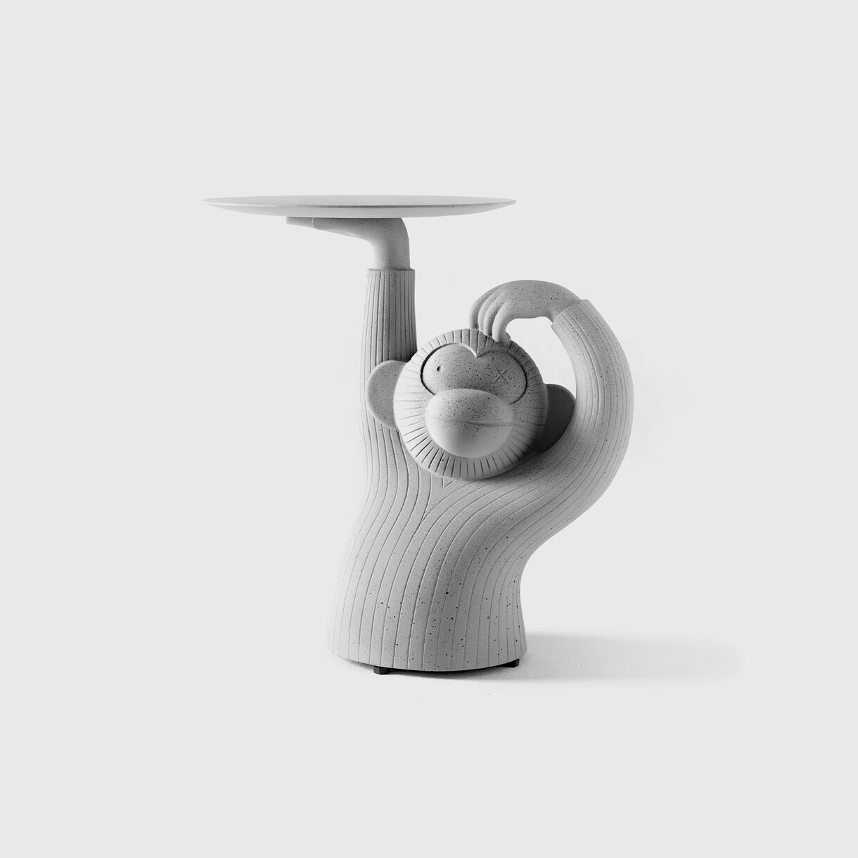 Monkey Side Table, Grey