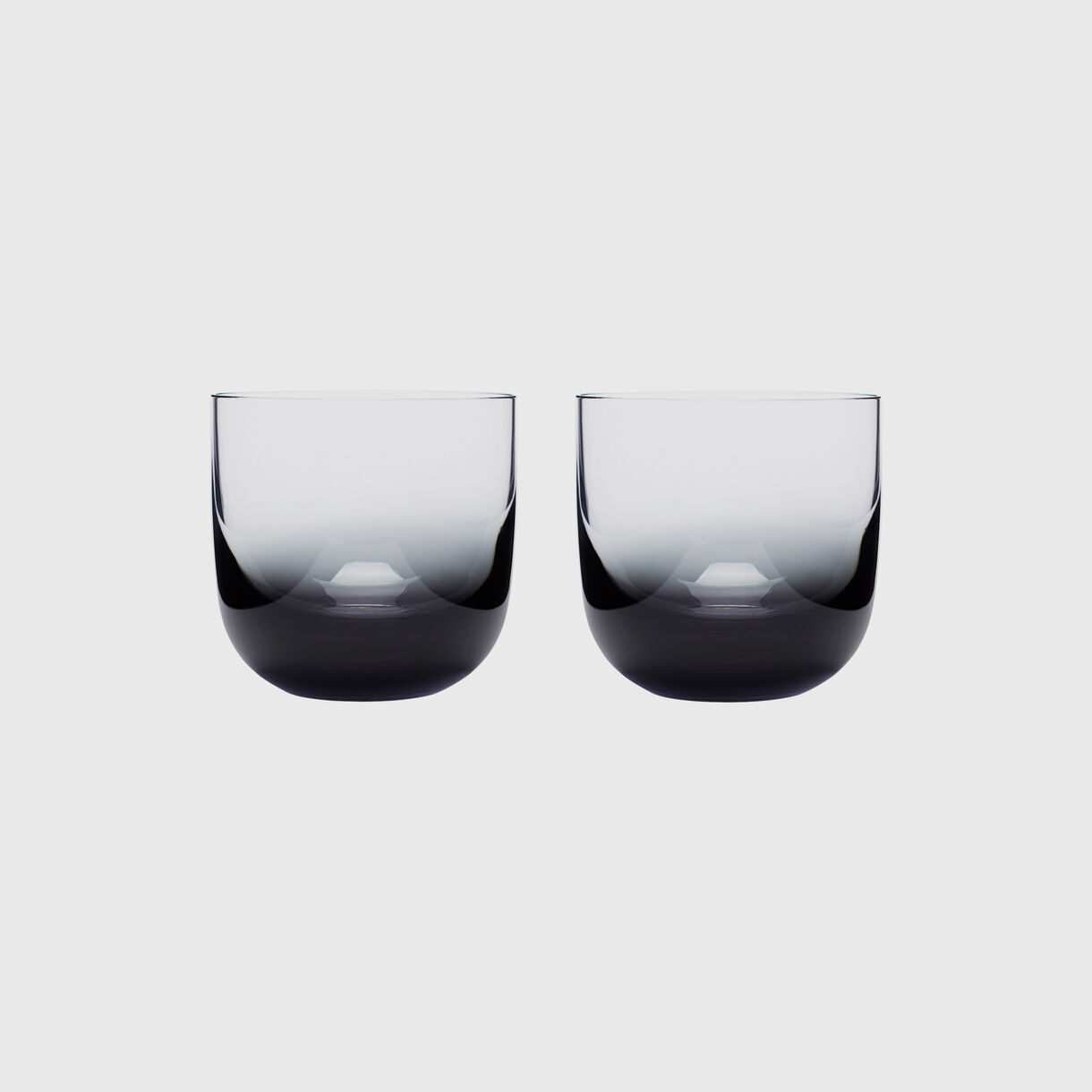 Tank Whiskey Glasses, Black