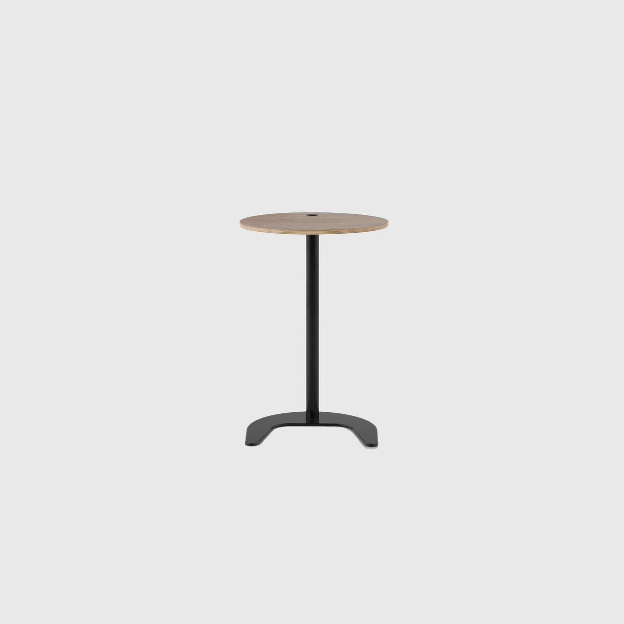 Plex Work Table, Oak, Black