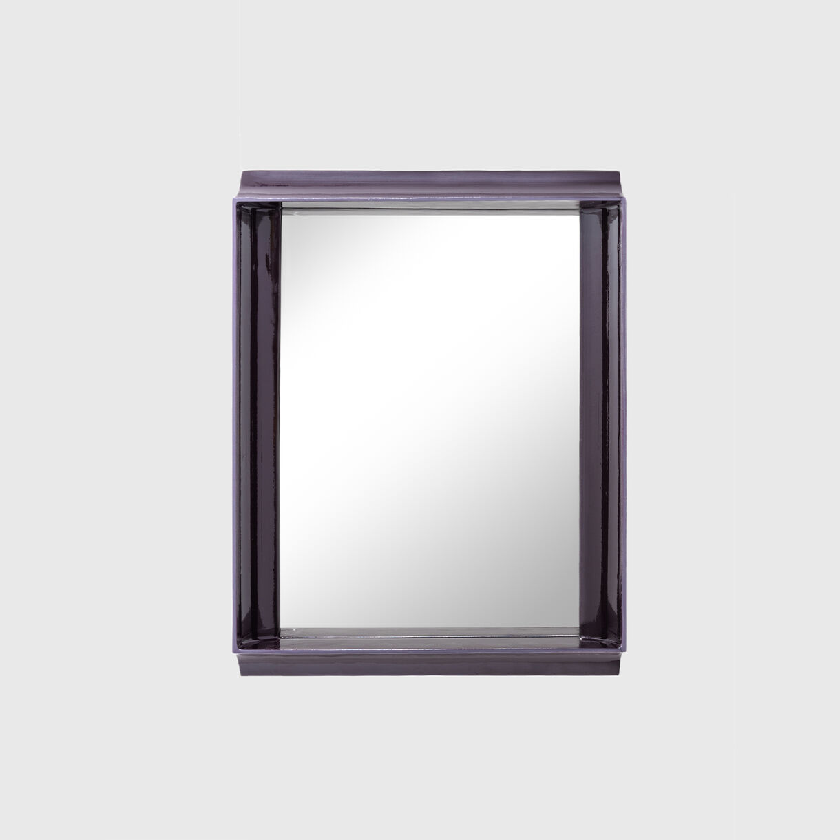 Coves Mirror, Vertical Aubergine