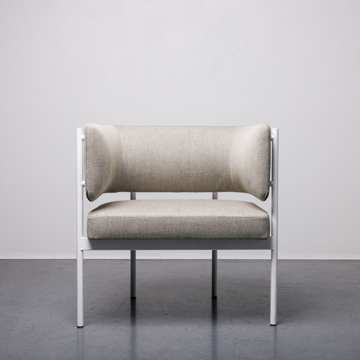 Crescent Armchair, White