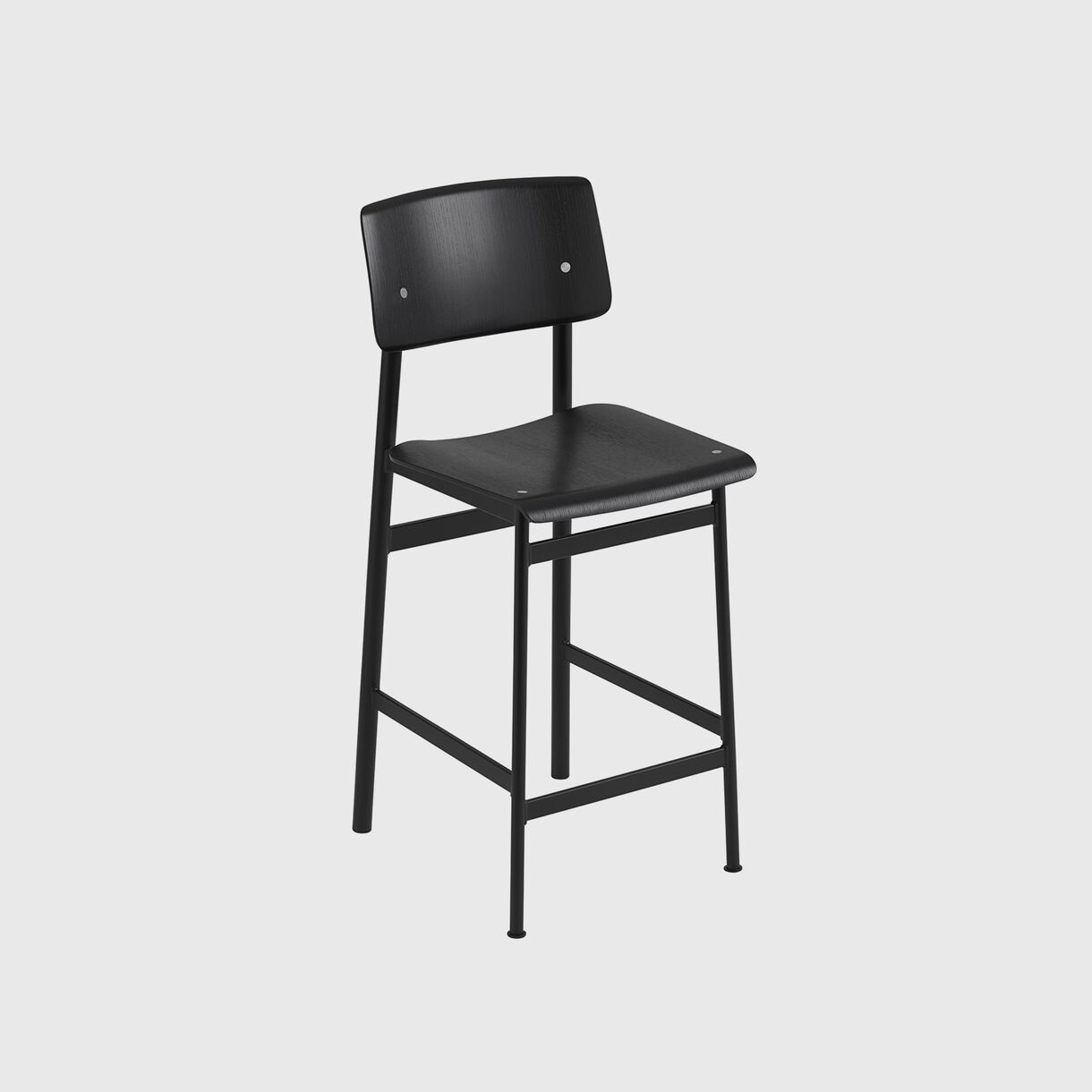 Loft Counter Stool, Black