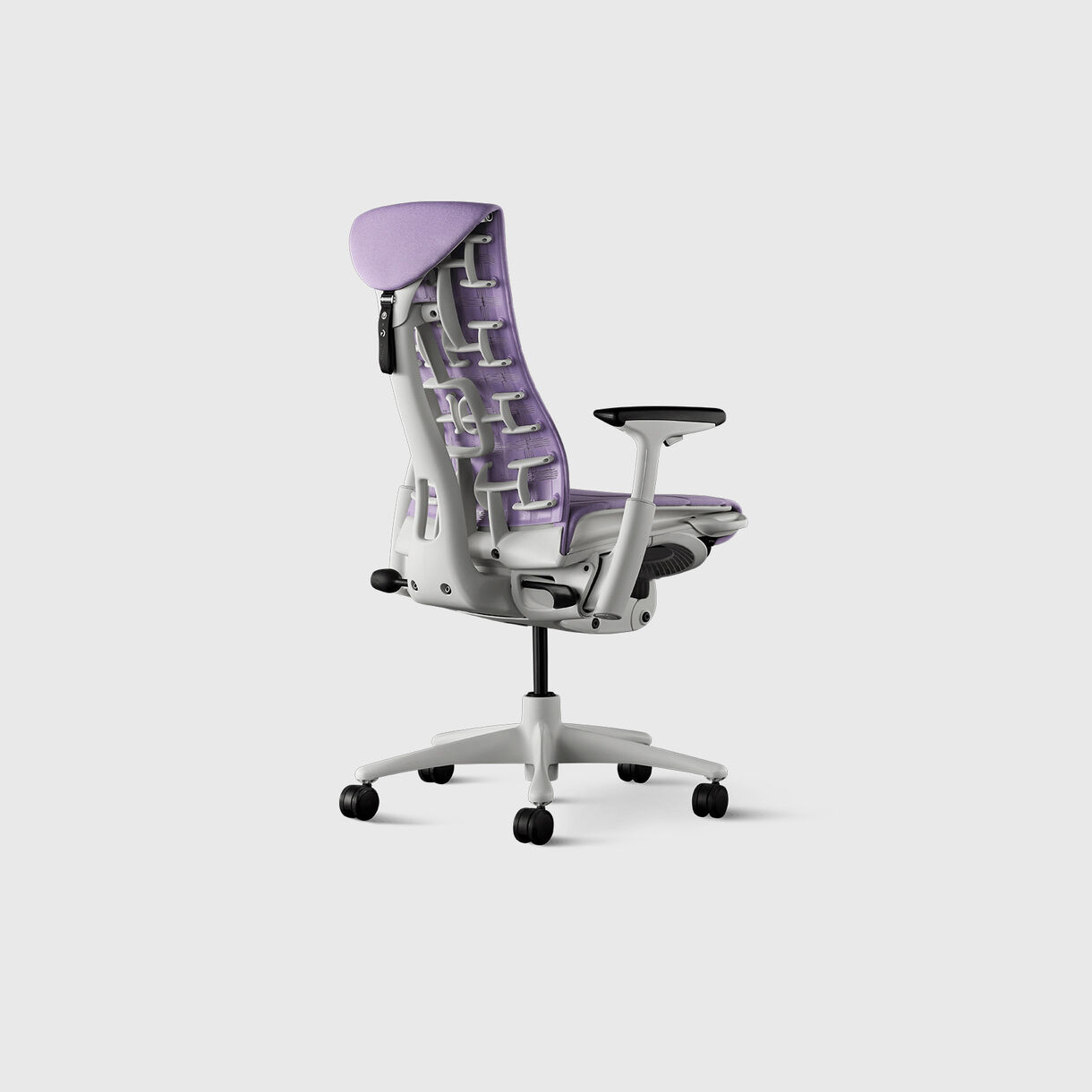 Embody Gaming Chair, Amethyst & White