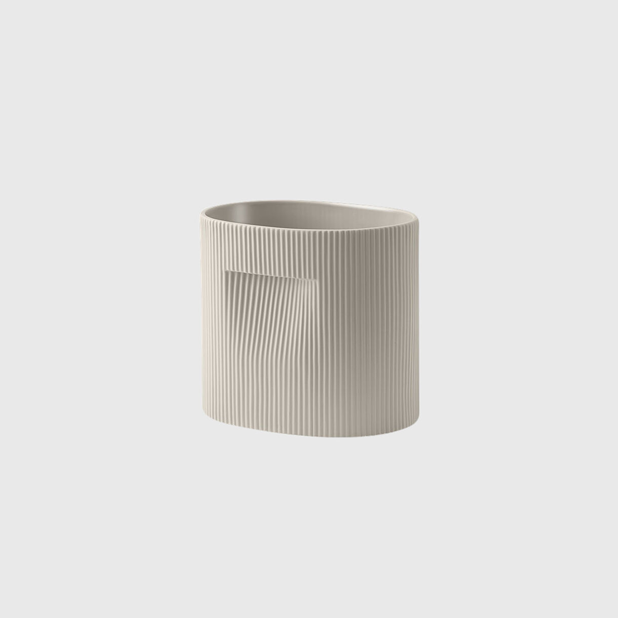 Ridge Planter, Beige, Large