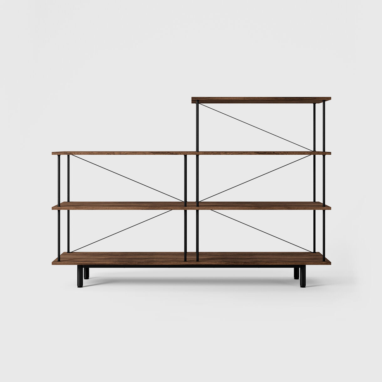 Seiton 3-1 Shelving, 3-1 R, Walnut