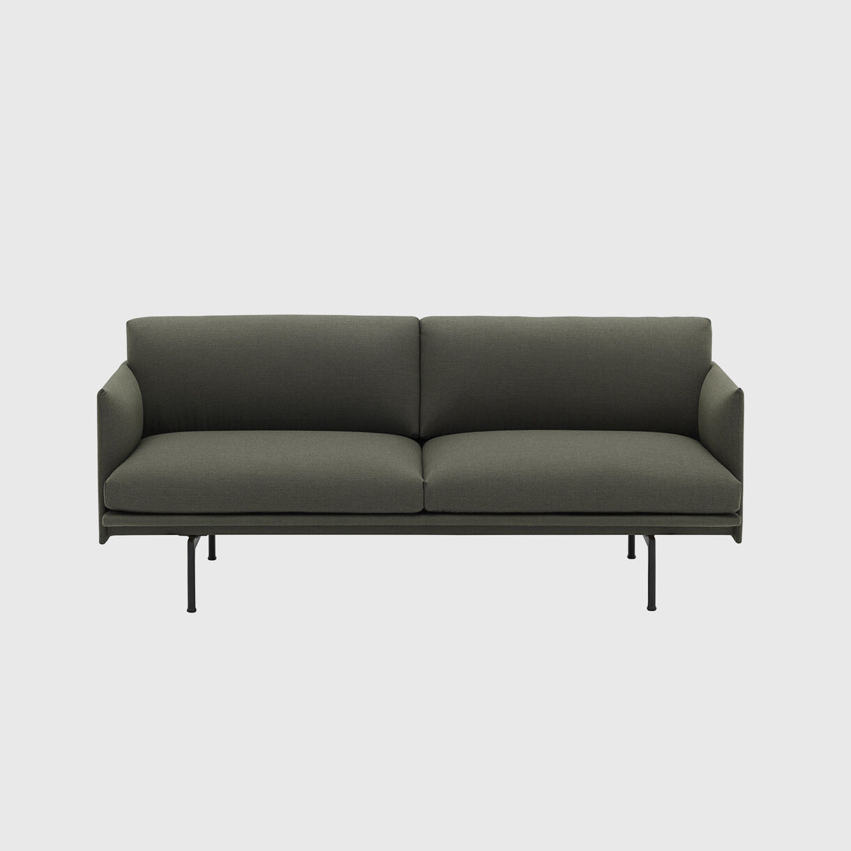 Outline 2 Seater Sofa, Fiord 961