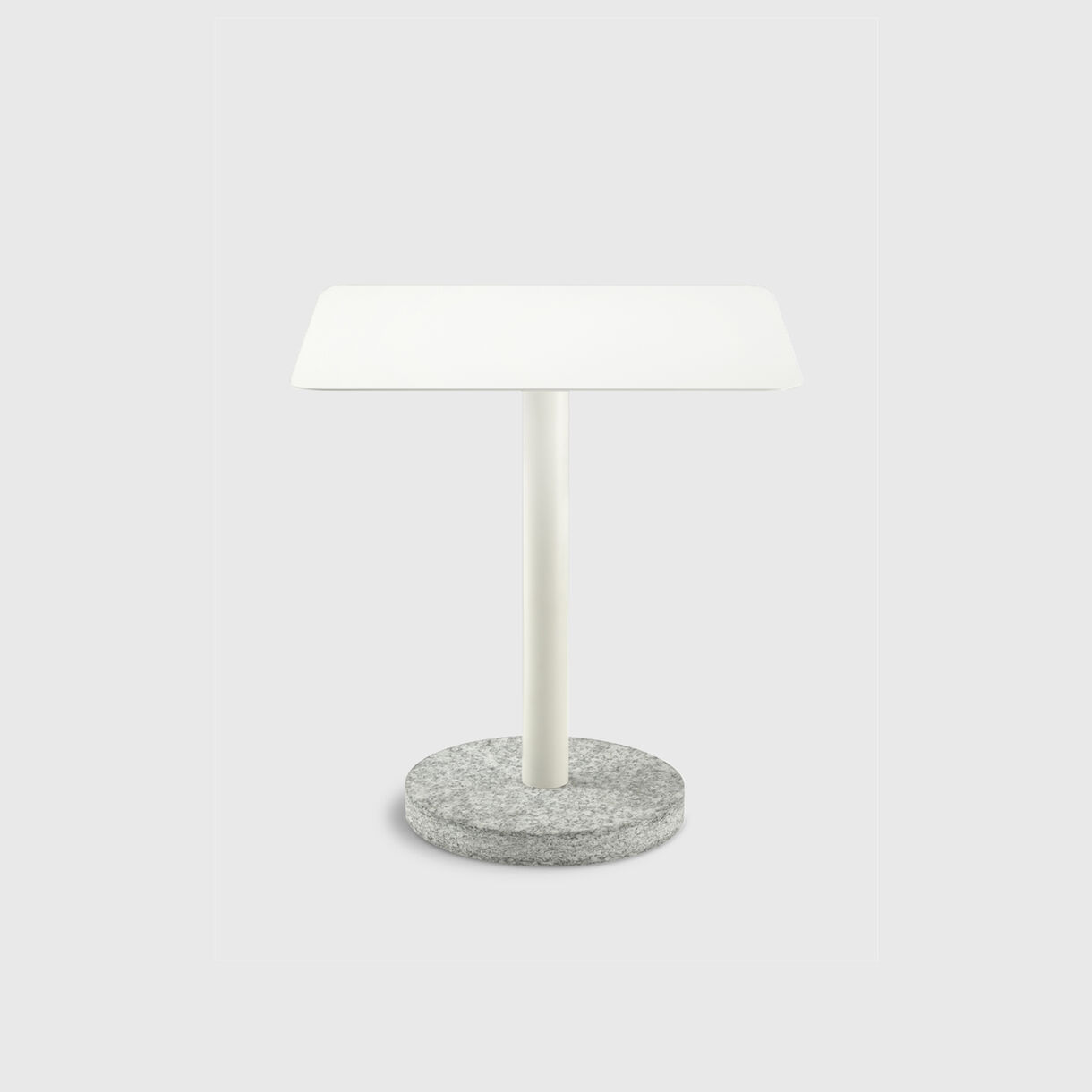 Bernardo Side Table, Square, White, Short