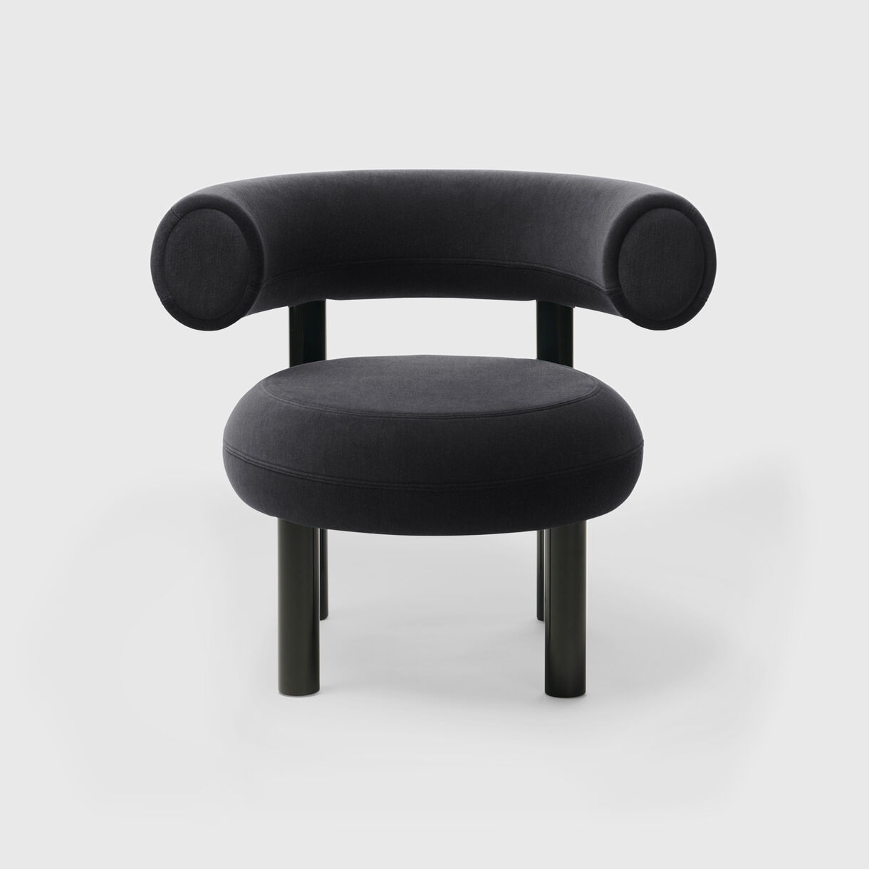 Fat Lounge Chair , Gentle 2 - Dark Grey