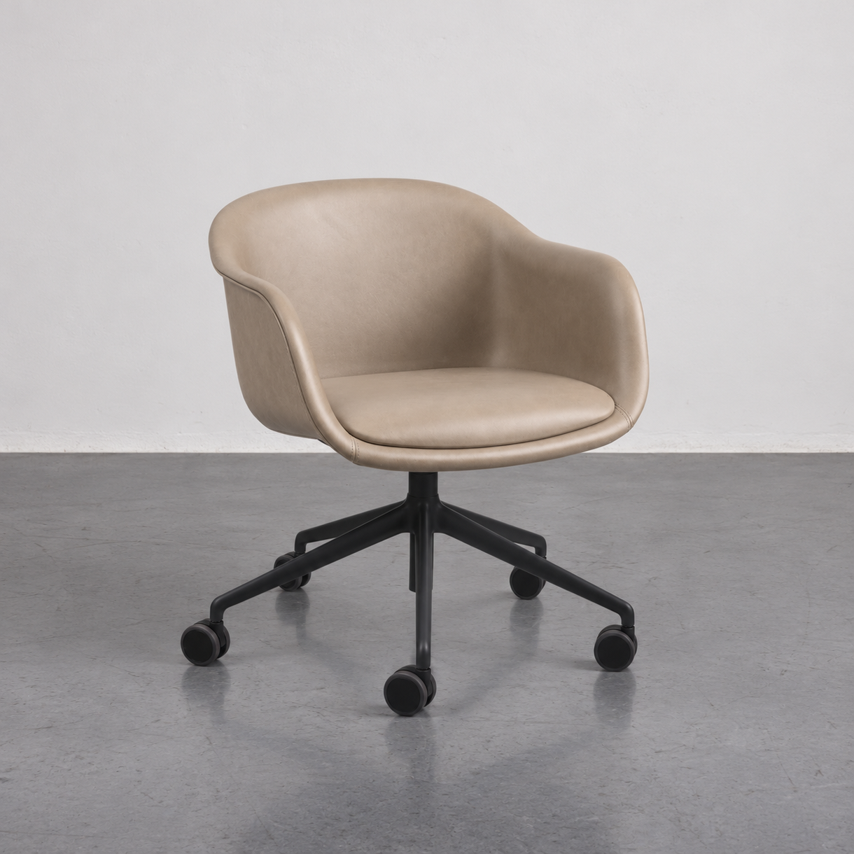 Fiber Conference Armchair, with Castors