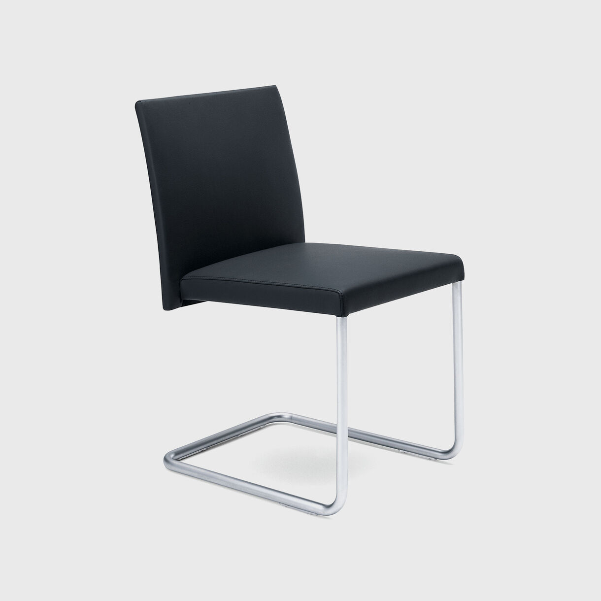 Jason Lite Chair, Black, Cantilever Armless